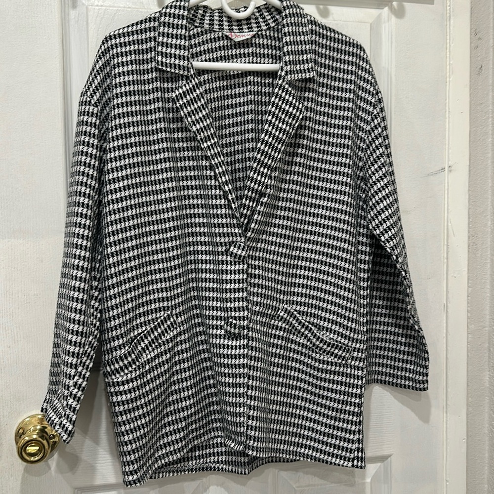90’s Houndstooth Blazer